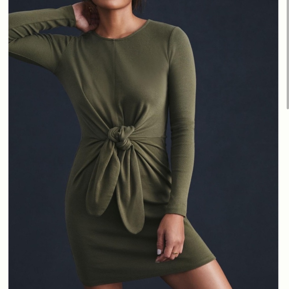 Daily Practice by Anthropologie Tie Front Dress